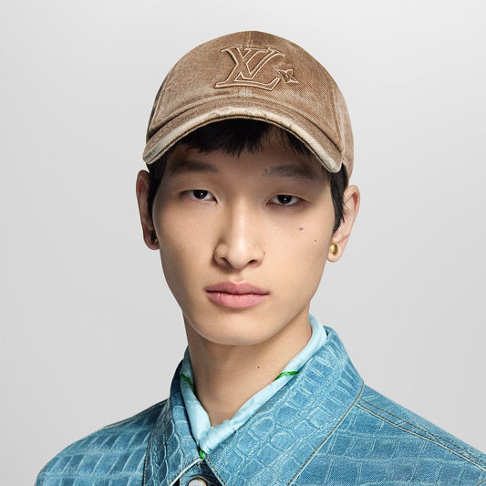 Casquette L°V Denim Washed - CASQUETTES
