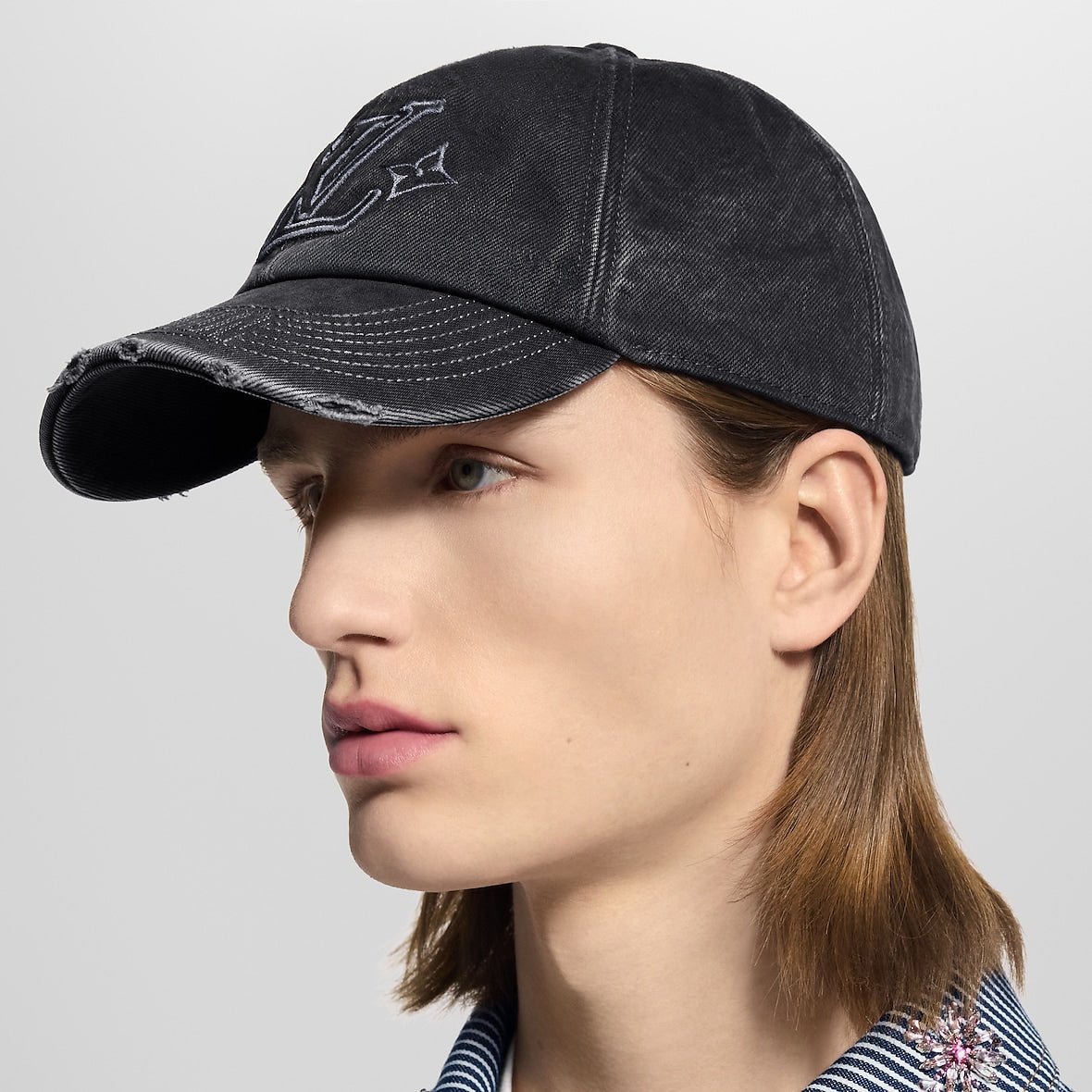 Casquette L°V Denim Washed - CASQUETTES (2)