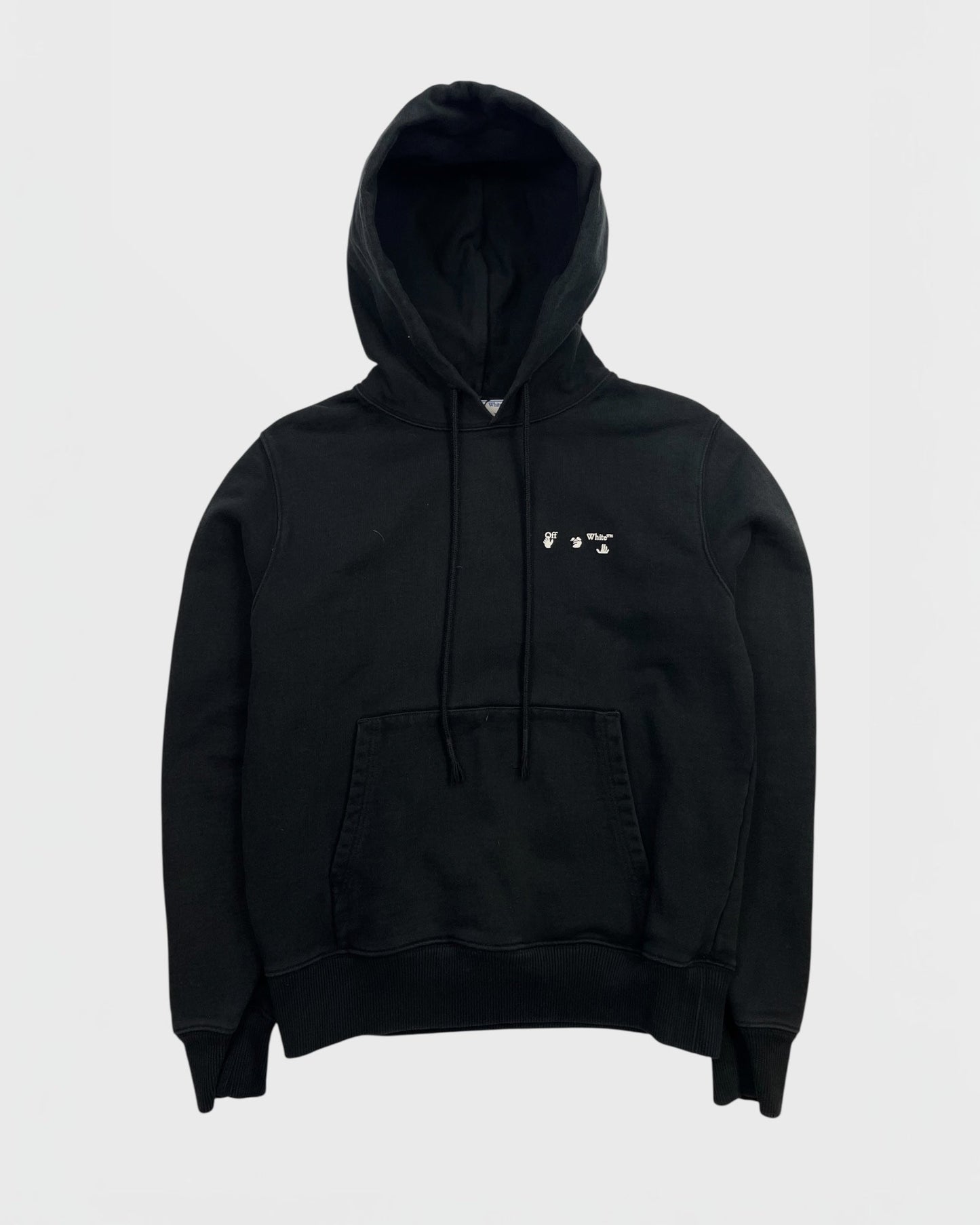 OFF-WH°TE pull à capuche - Noir