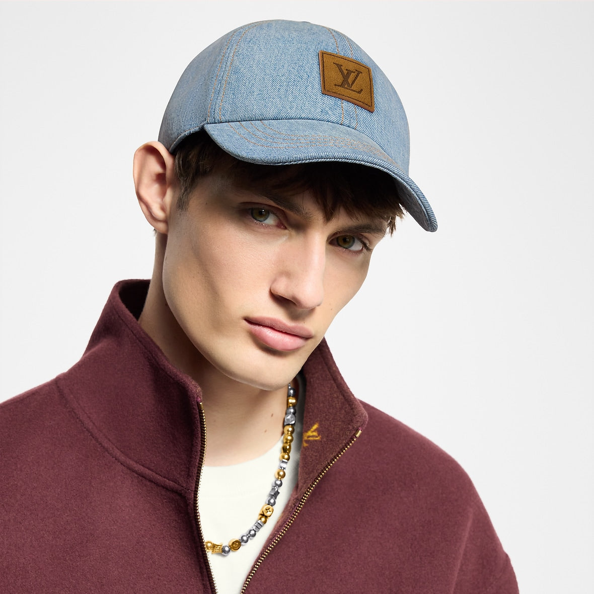 Casquette en denim L°V Staples