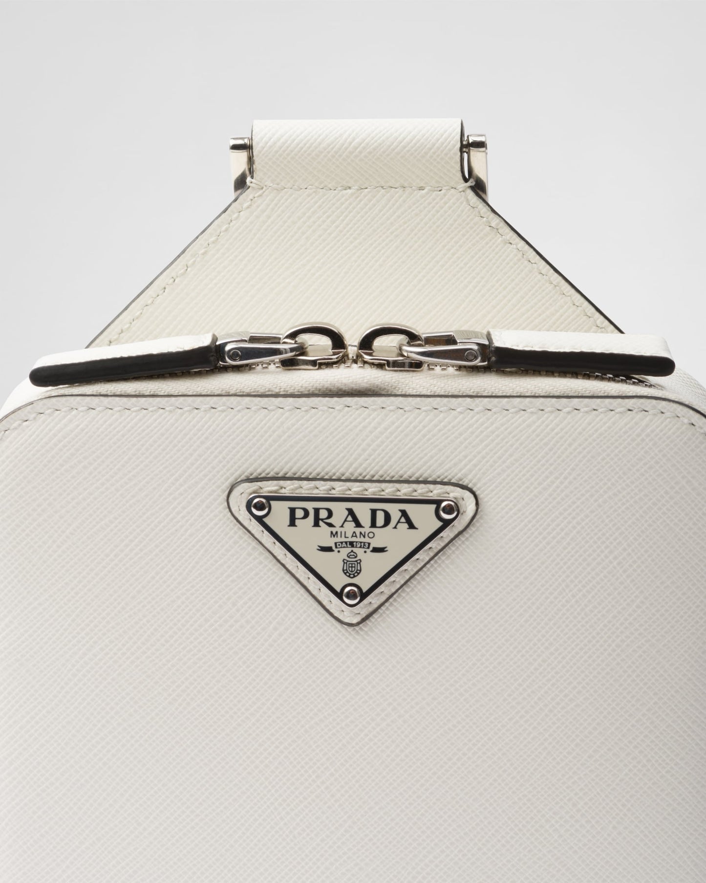 Sac PRDA Brique en cuir Saffiano - #1