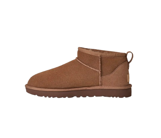 U°G Femme Botte Classic Ultra Mini Marron