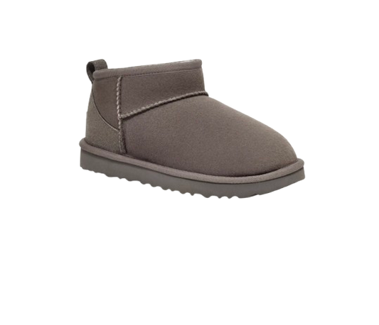 U°G Femme Botte Classic Ultra Mini Gris
