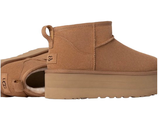 U°G Botte Classic Ultra Mini à plateforme Marron