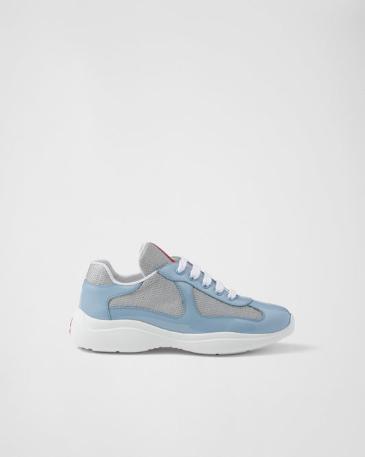 Baskets PRDA America’s Cup en tissu Bike bleu ciel