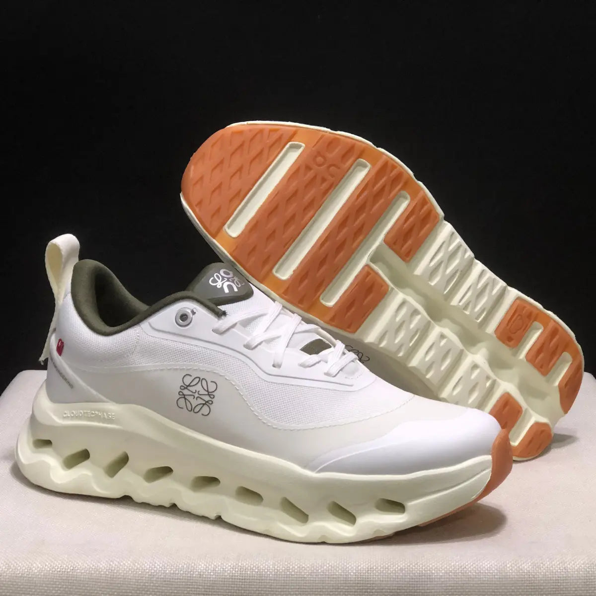 On Cloud × L°EWE — Cloudtilt White Kaki