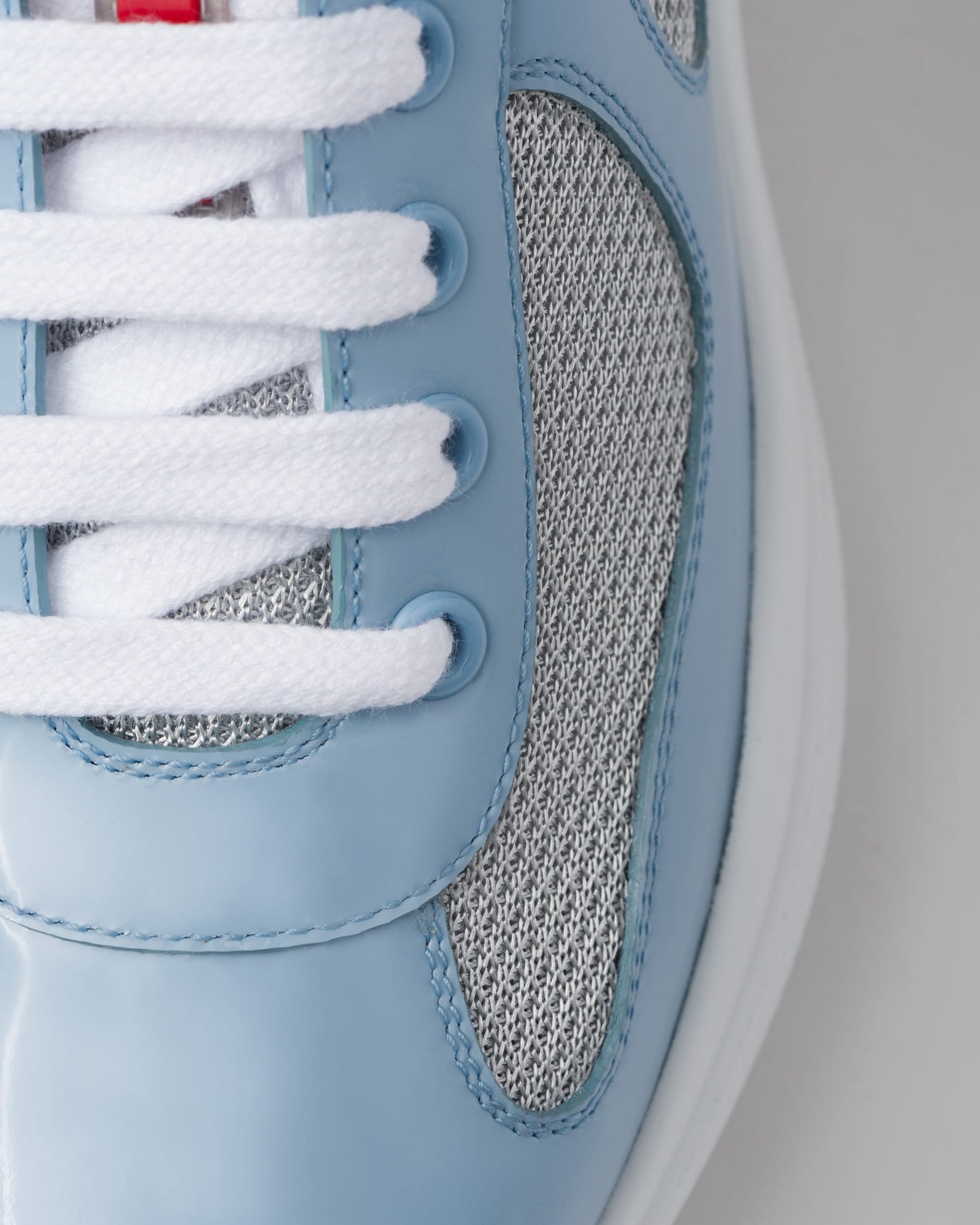 Baskets PRDA America’s Cup en tissu Bike bleu ciel