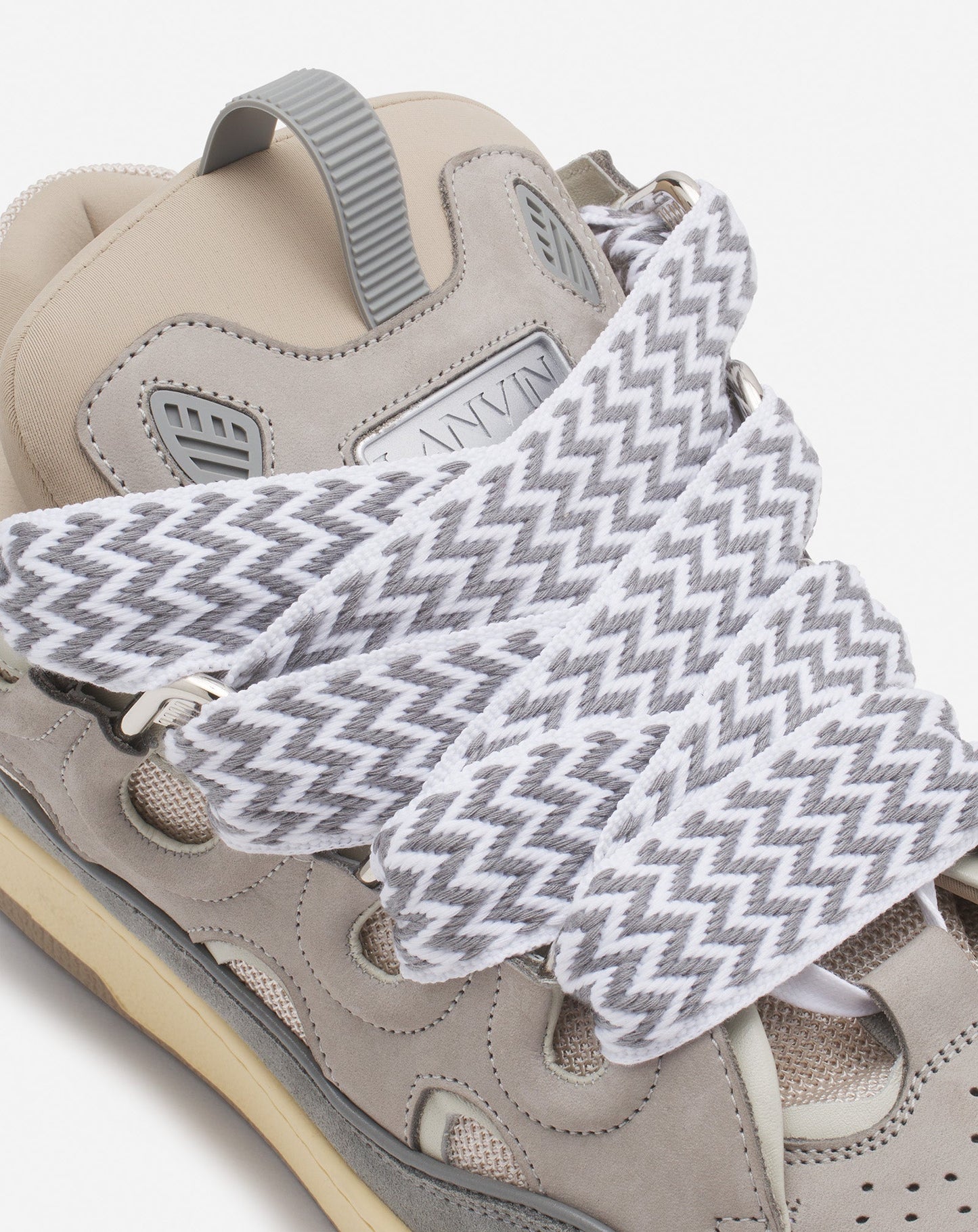 LANV°N LEATHER CURB GRIS