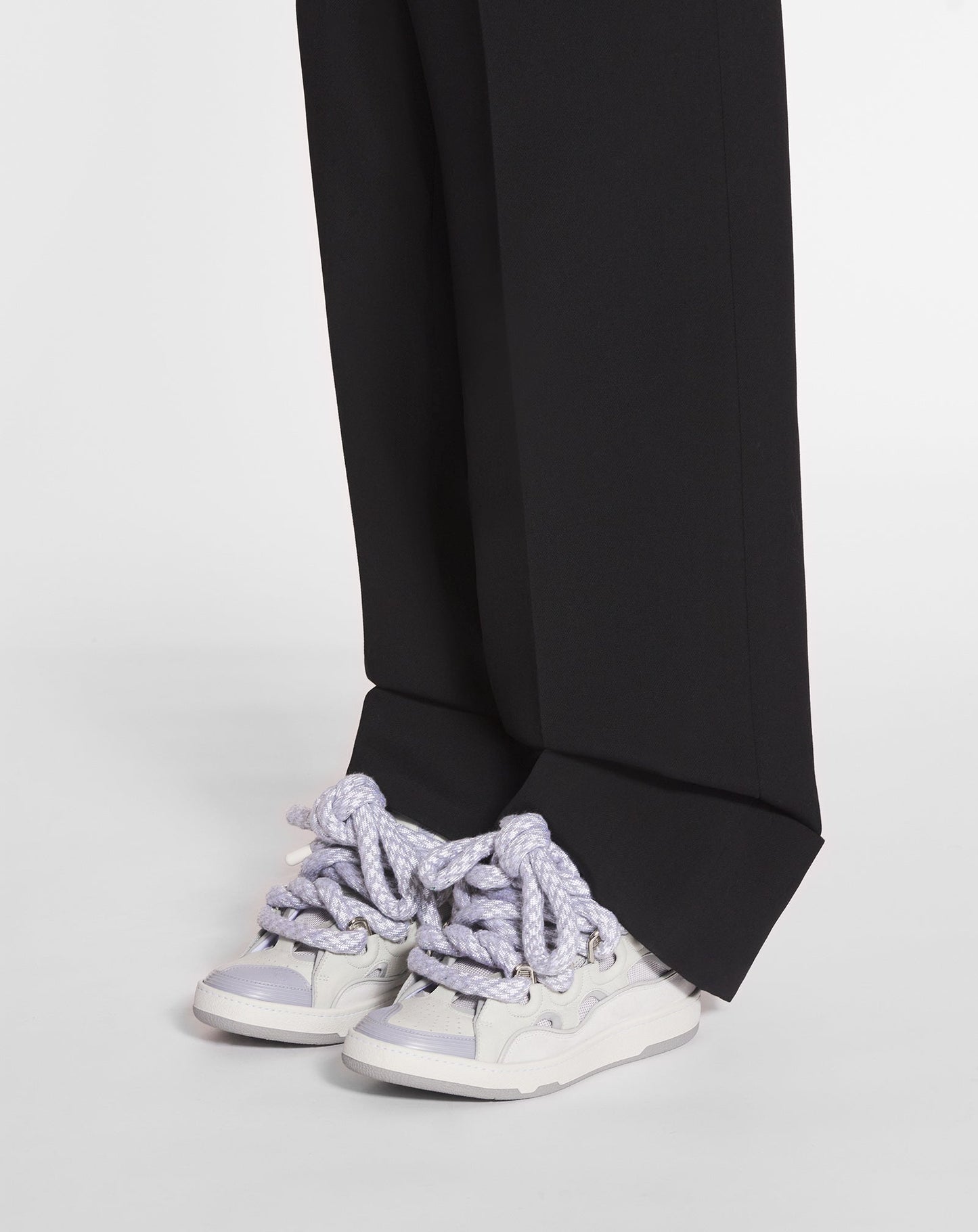 LANV°N WITH SNAKE LACES BLANC