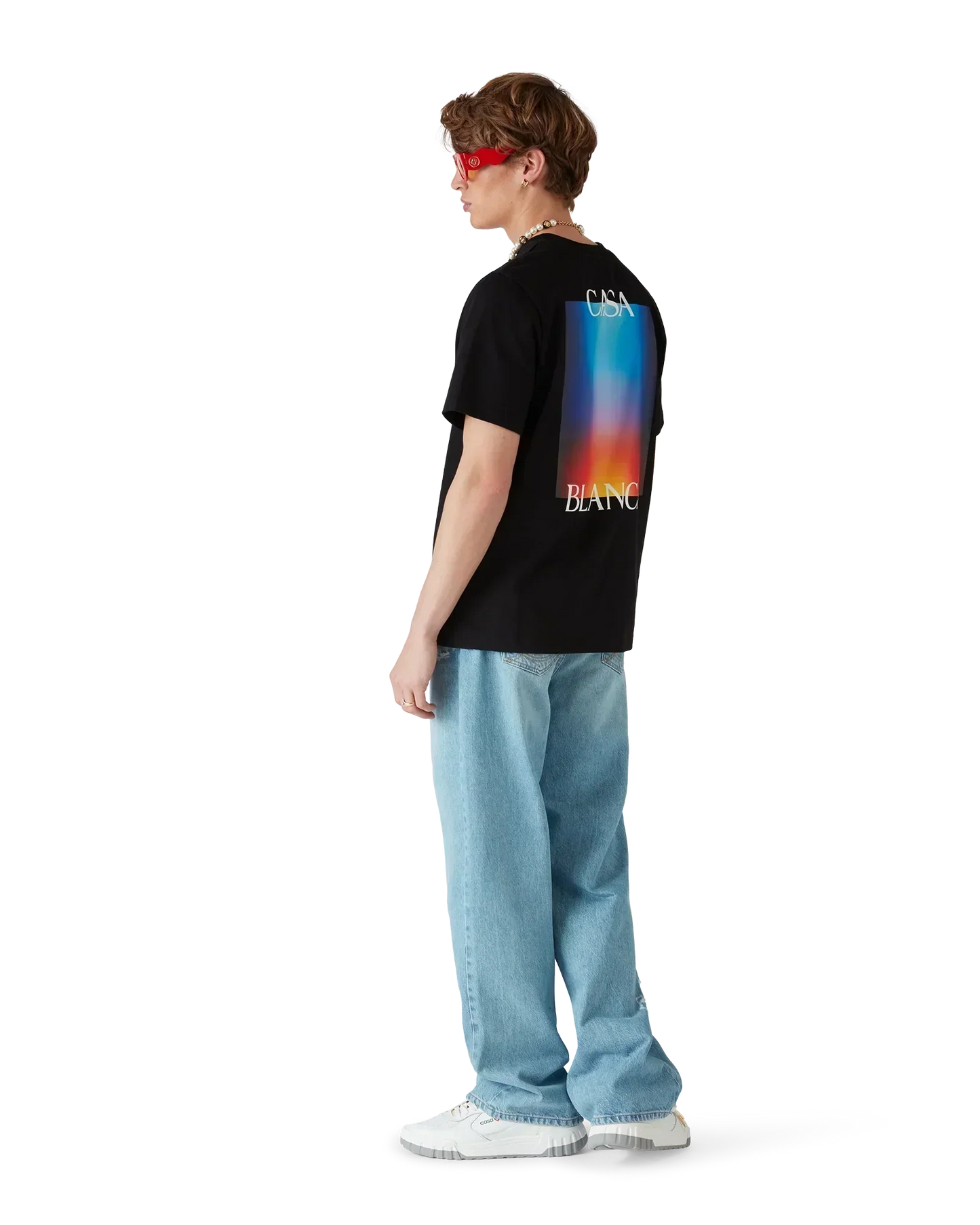 Gradient Casa Logo T-Shirt - CASABL°NCA