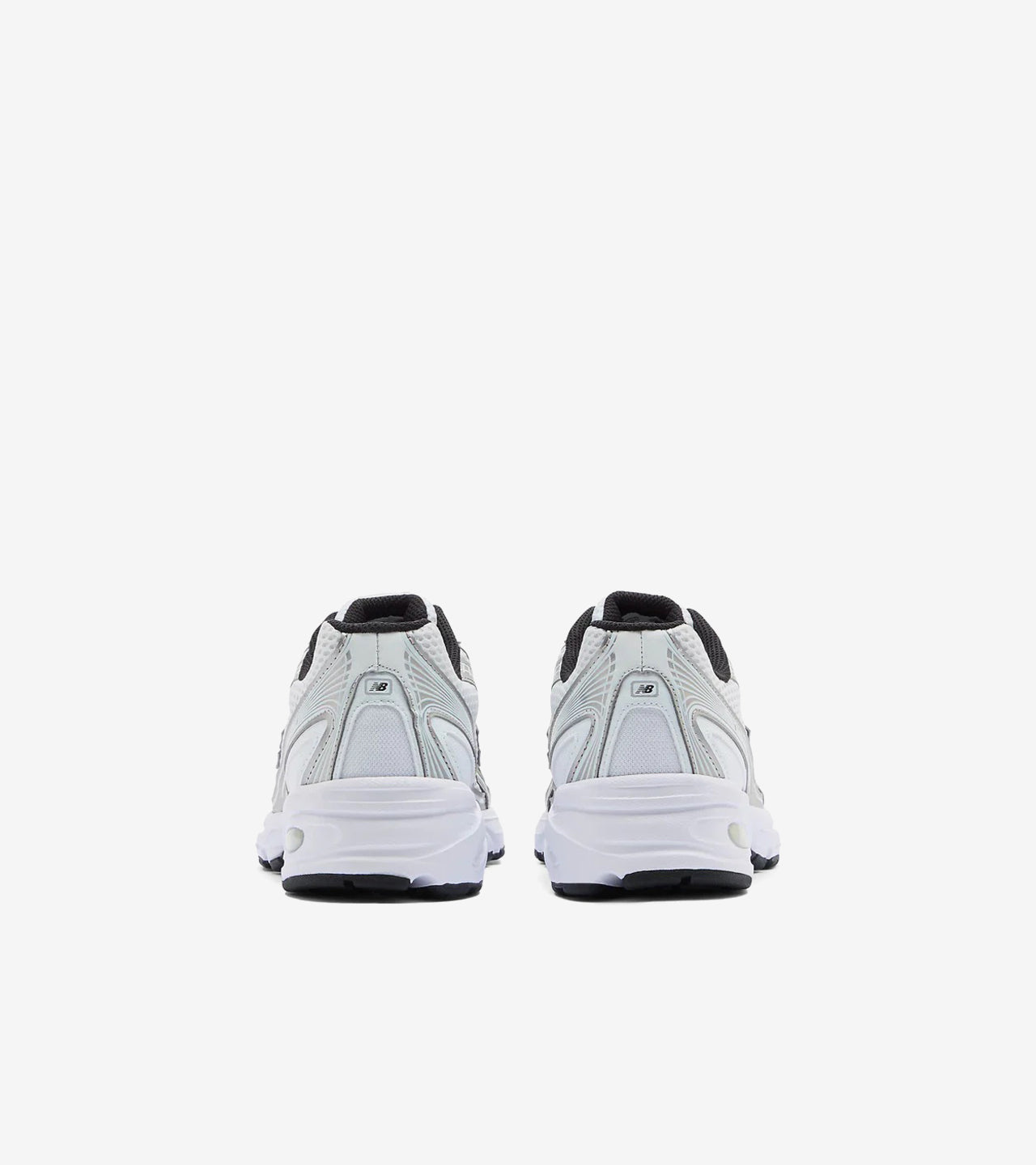 NB 740 White Metallic Silver Black