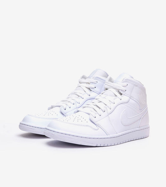 AIR J°RDAN 1 Mid Triple White (2022)
