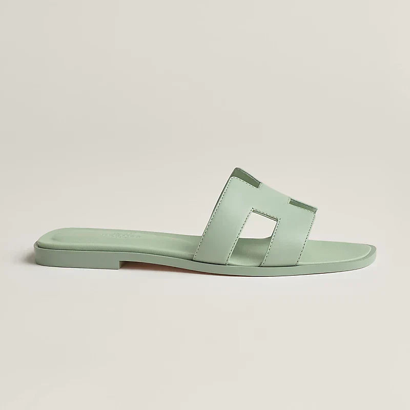HERM°S - Claquettes Vert d'eau
