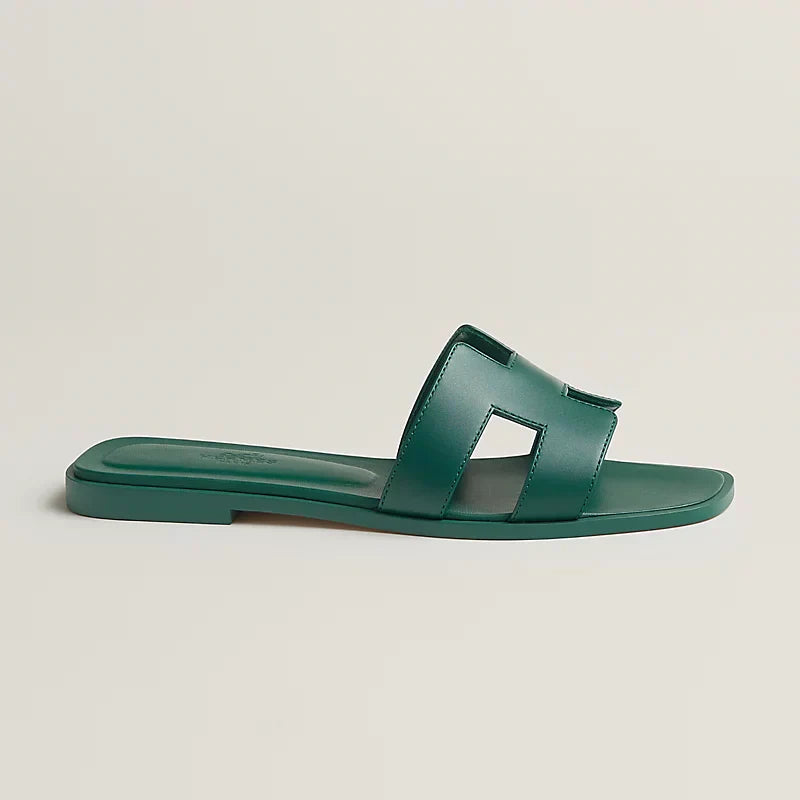 HERM°S - Claquettes Vert viride