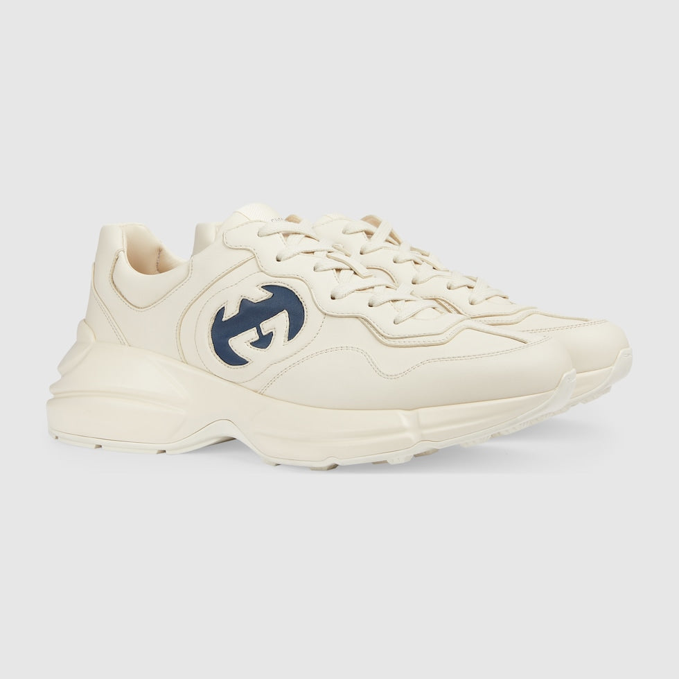 BASKETS EN CUIR RHYTON AVEC LOGO GUCC° POUR HOMME - #2