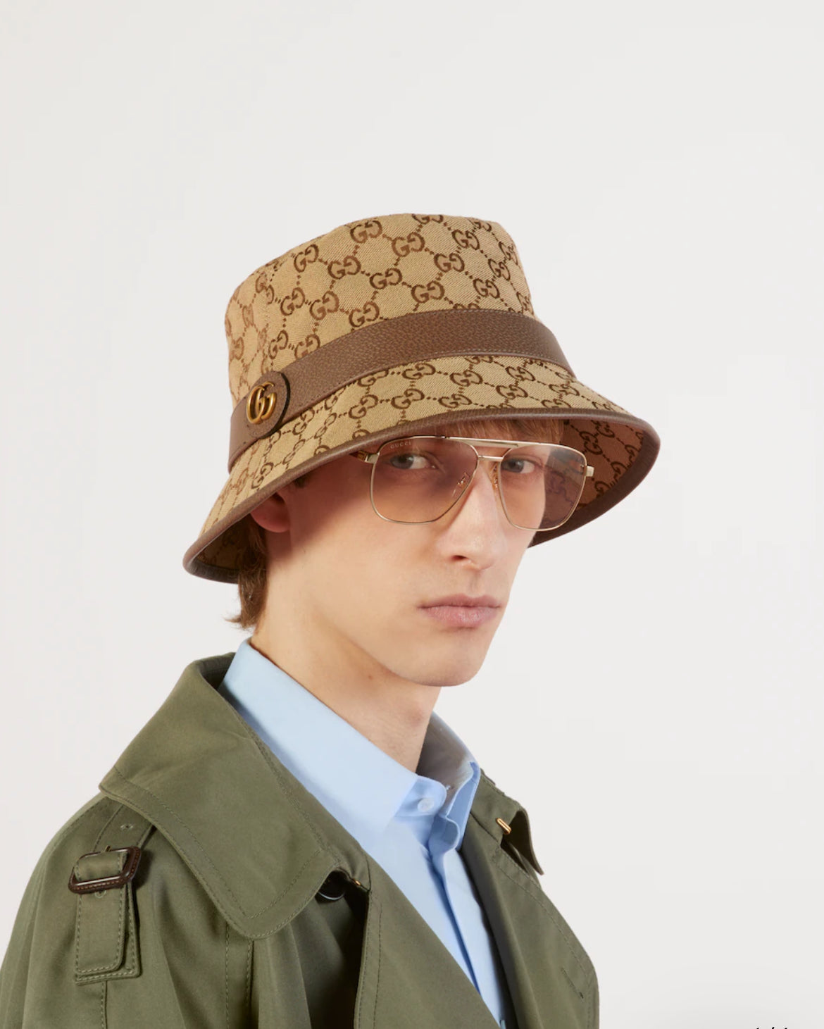 Chapeau bob en toile GG - GUCC° casquette (2)