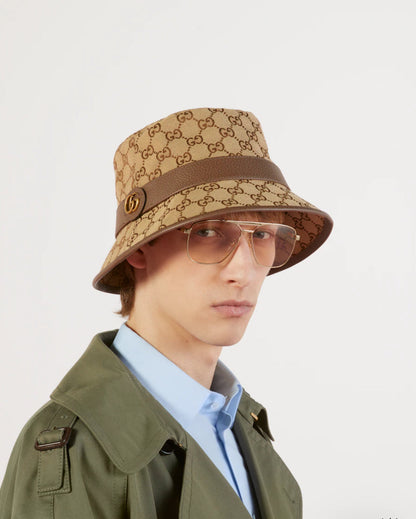 Chapeau bob en toile GG - GUCC° casquette (2)