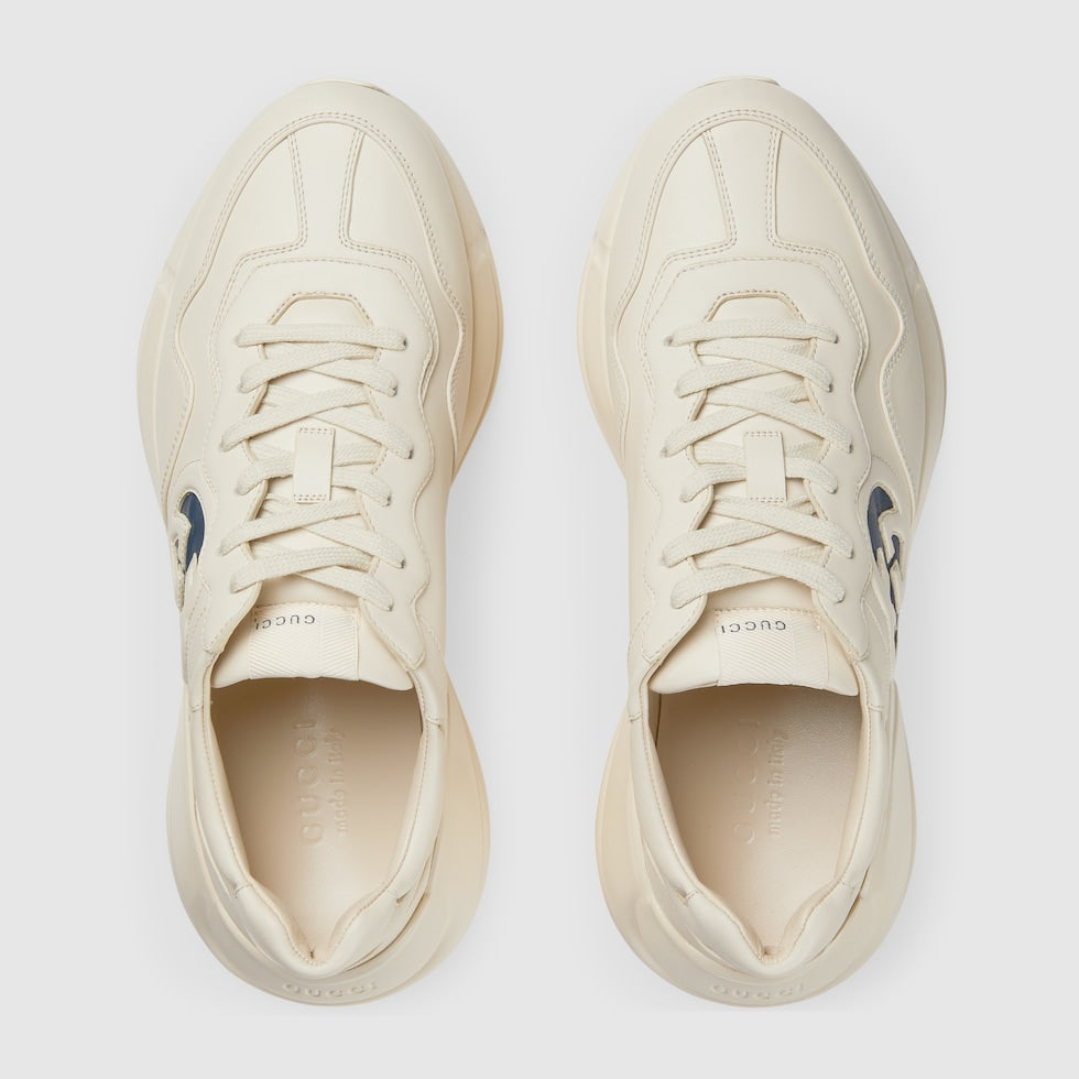BASKETS EN CUIR RHYTON AVEC LOGO GUCC° POUR HOMME - #2