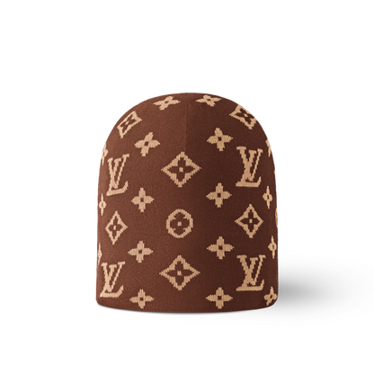 Bonnet L°V Fit Monogram Marron