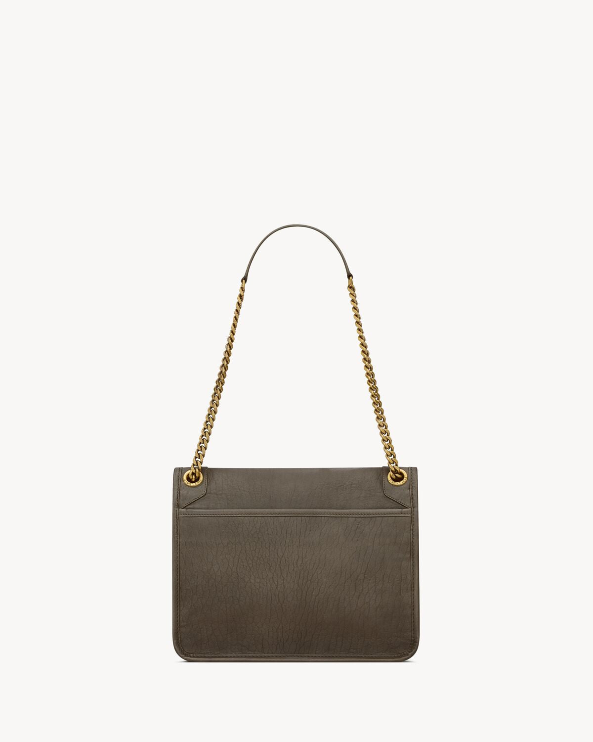 NIKI MEDIUM EN CUIR D’AGNEAU GRAINÉ - Y°SL