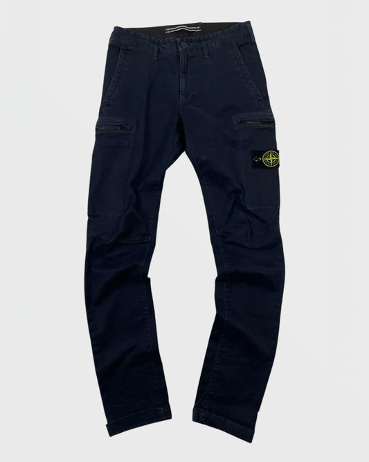 ST°NE ISLAND pantalon cargo - Marine