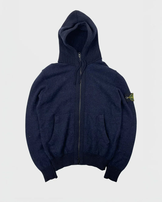 ST°NE ISLAND gilet à capuche - Marine