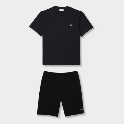 Ensemble short/t-shirt Lac*ste Noir