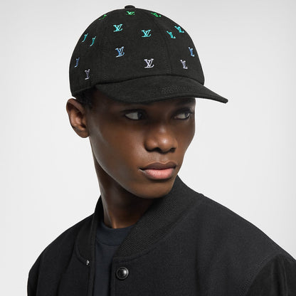 Casquette L°V Blason Shading Denim
