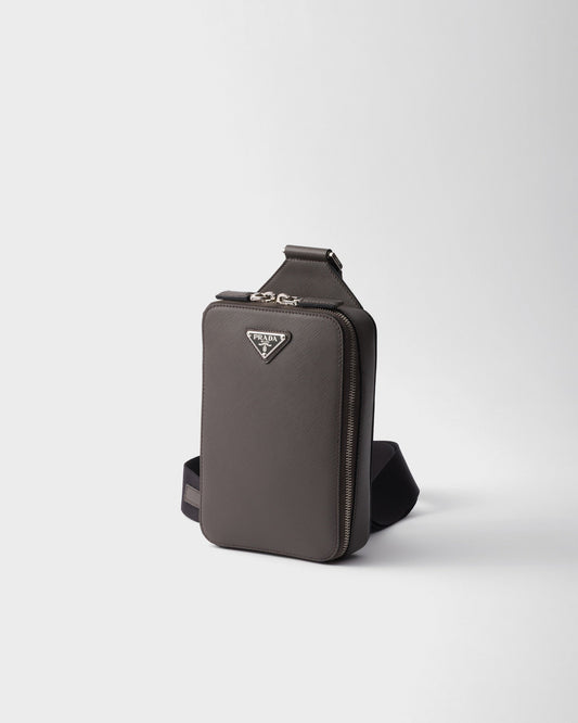 Sac PRDA Brique en cuir Saffiano - #2