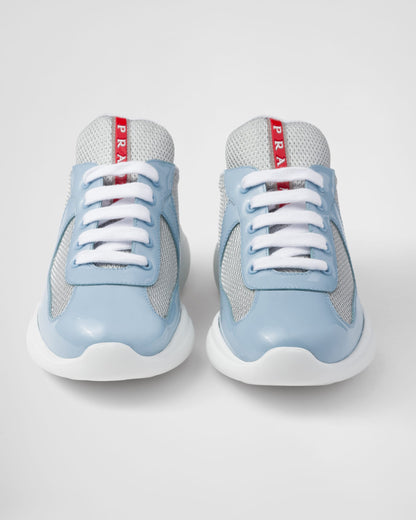 Baskets PRDA America’s Cup en tissu Bike bleu ciel