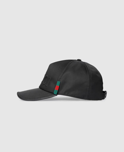 Casquette de baseball en nylon avec logo GUCC°