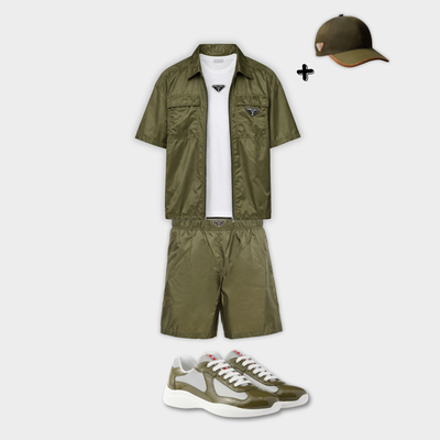 Outfit Pr°da Kaki + Casquette Offerte