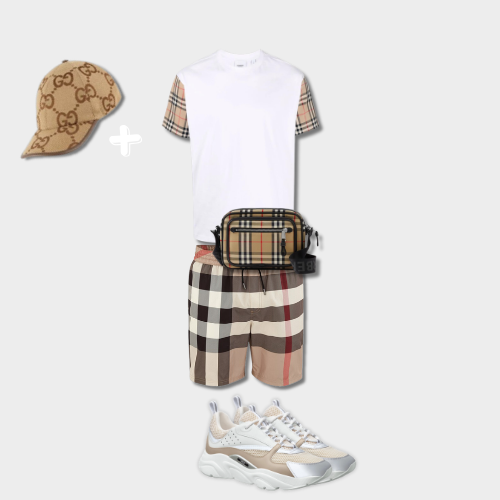 Outfit Burb°rry + Casquette Offerte