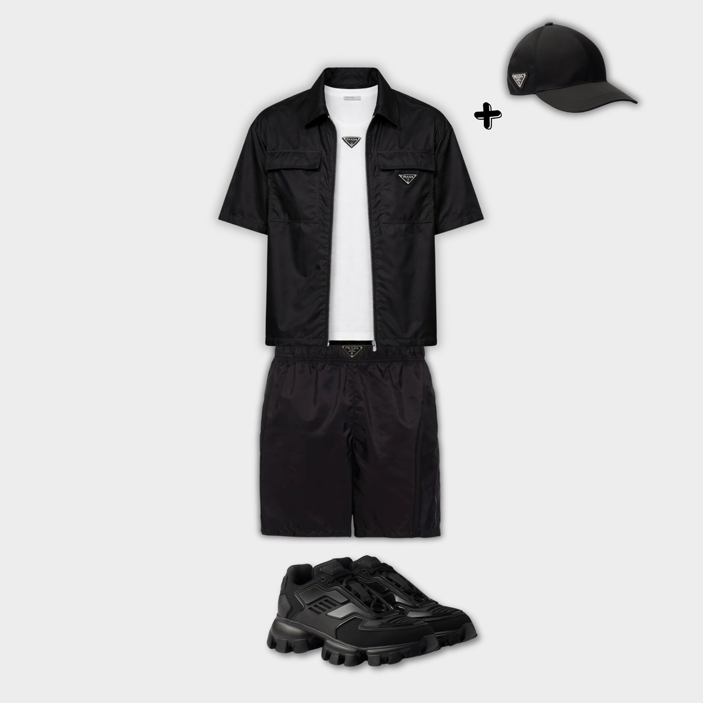 Outfit Pr°da Noir + Casquette Offerte