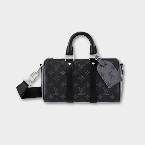 Sacoche LV Keepall Noire/Grise