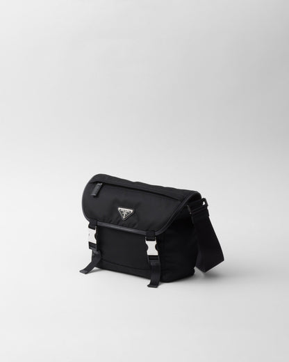 Sac porté épaule en Re-Nylon et cuir Saffiano - #4