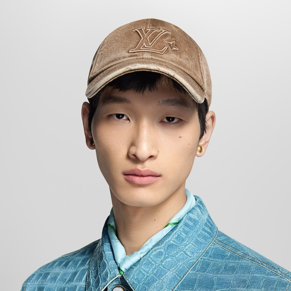Casquette L°V Denim Washed - CASQUETTES
