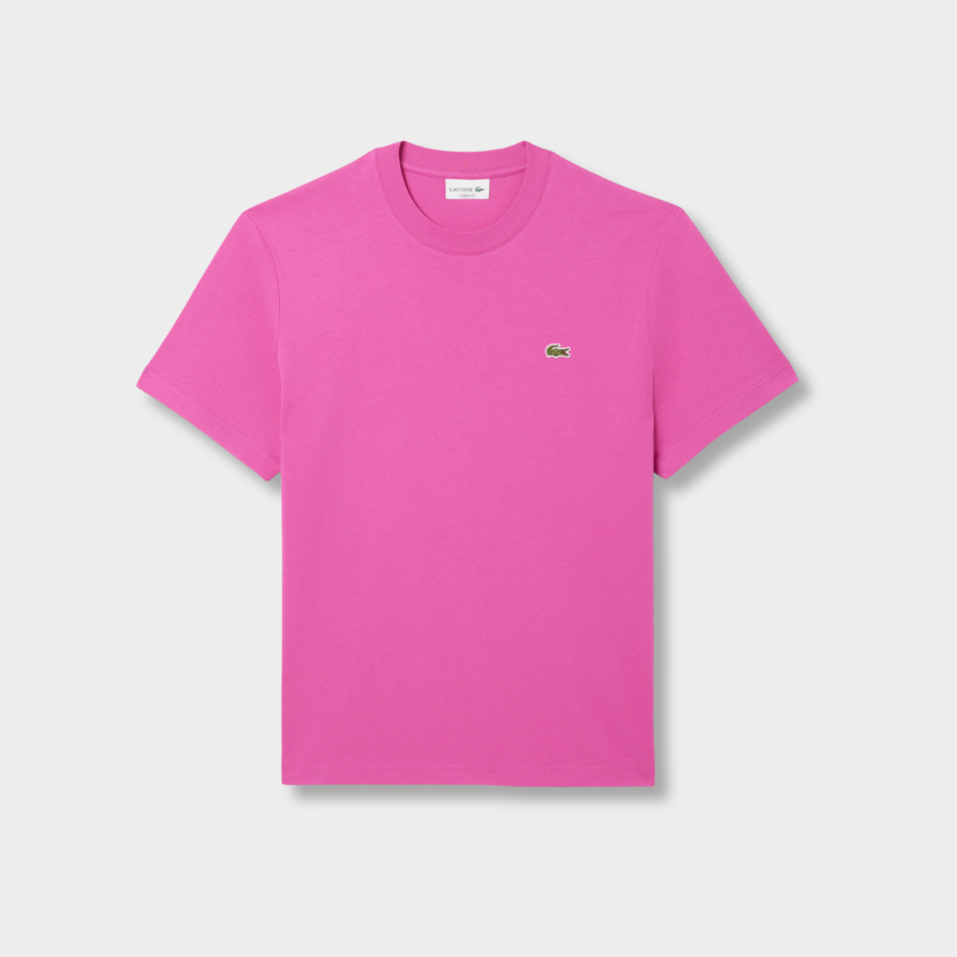 Ensemble short/t-shirt Lac*ste Rose vif