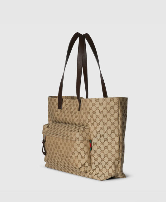 Cabas en toile GG maxi format