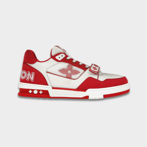 LV Trainer Monogram Denim Rouge