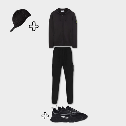 Outfit Stone I. Black + Casquette Offerte