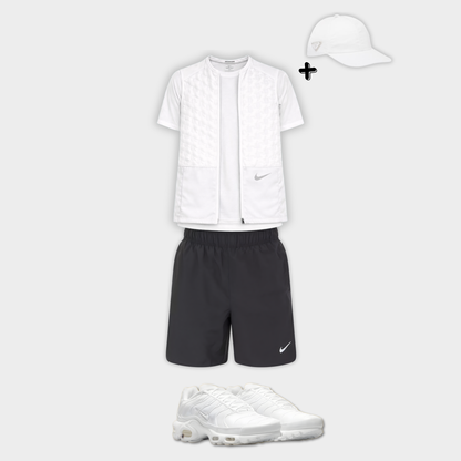 Outfit Therma Fit Blanc + Casquette Offerte