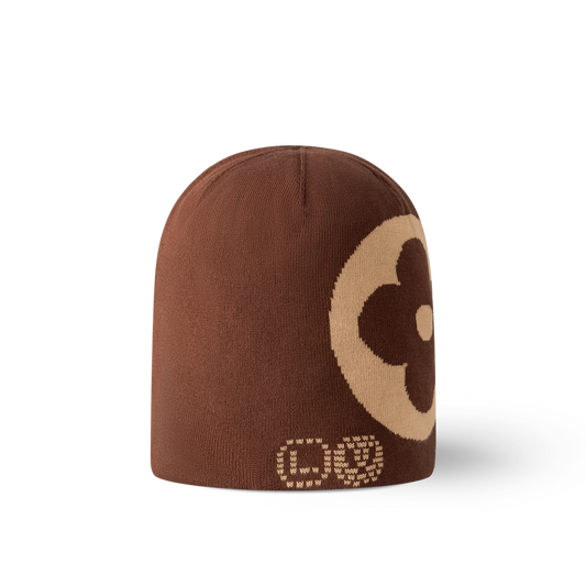 Bonnet L°V Fit Monogram Marron