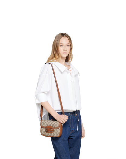 Sac à épaule GUCC° Horsebit 1955 Soft petit format - #3