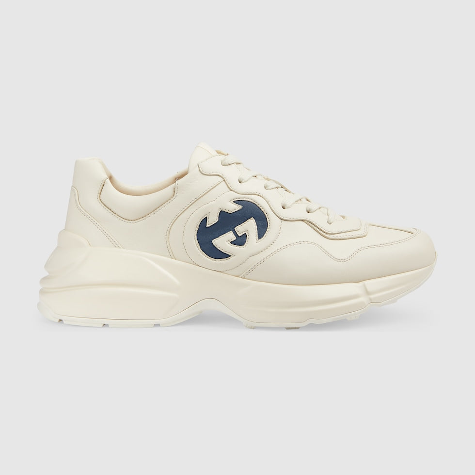BASKETS EN CUIR RHYTON AVEC LOGO GUCC° POUR HOMME - #2