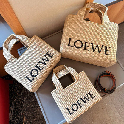L°EWE - Font Tote Petit en raphia