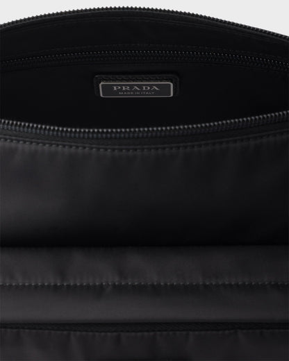 Sac de taille moyenne porté épaule en Re-Nylon et cuir Saffiano - #1