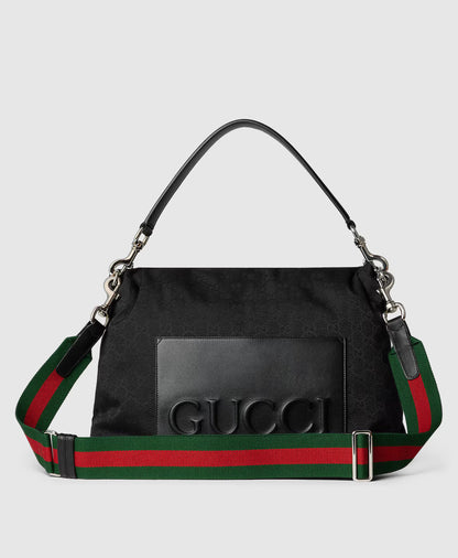 Sac à bandoulière en toile GG grand format - #1