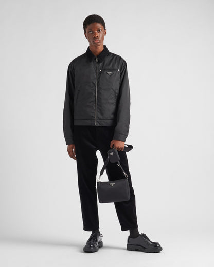 Sac porté épaule en Re-Nylon et cuir Saffiano - #1