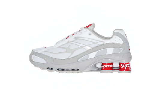 N°KE® x SUPR°ME® Shox Ride 2 White